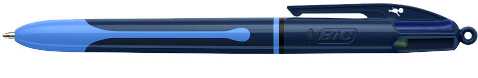 BIC Recharge pour stylo à bille 4 Colours Smooth, S, bleu