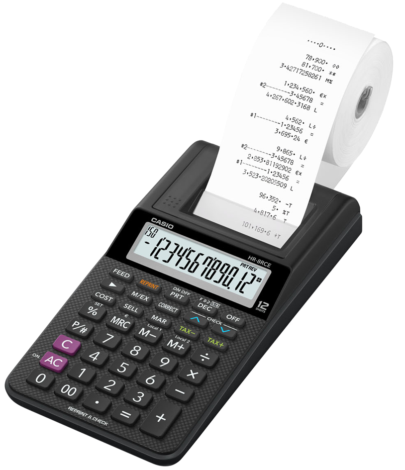 Bloc d'alimentation pour calculatrice CASIO imprimante
