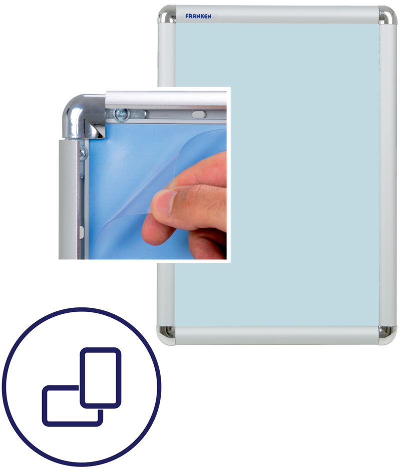 FRANKEN Cadre porte-affiches A0, cadre 25 mm de large