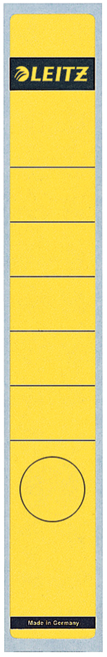 LEITZ Etiquette pour dos de classeur, 39 x 285 mm, jaune