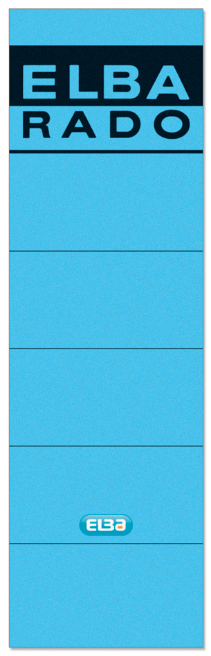 ELBA Etiquette pour dos de classeur 'ELBA RADO'- bleu