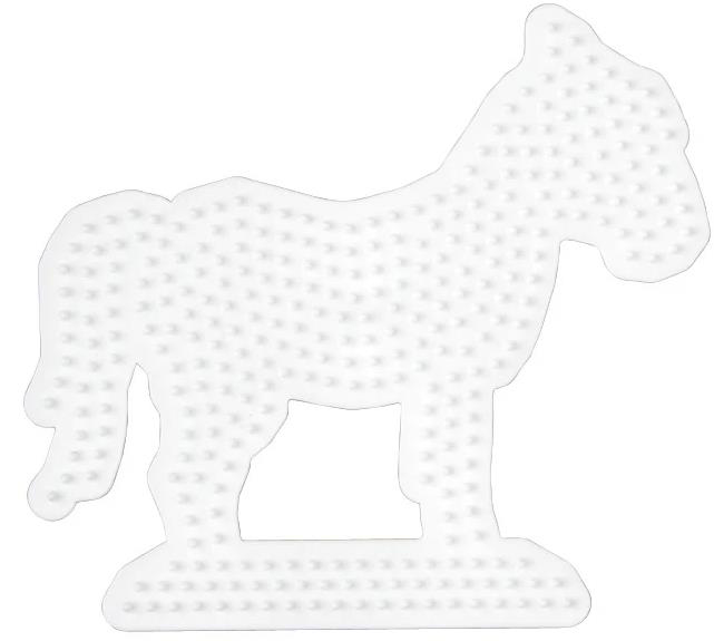 HAMA Plaque pour perles midi 'cheval', blanc