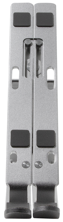 LogiLink Support pour ordinateur portable, pliable, argent