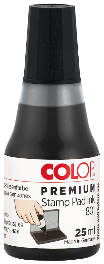 COLOP Encre tampon '801' pour cassette d'encrage, noir