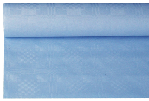 PAPSTAR Nappe damassée, (l)1,2 x (L)8 m, bleu clair