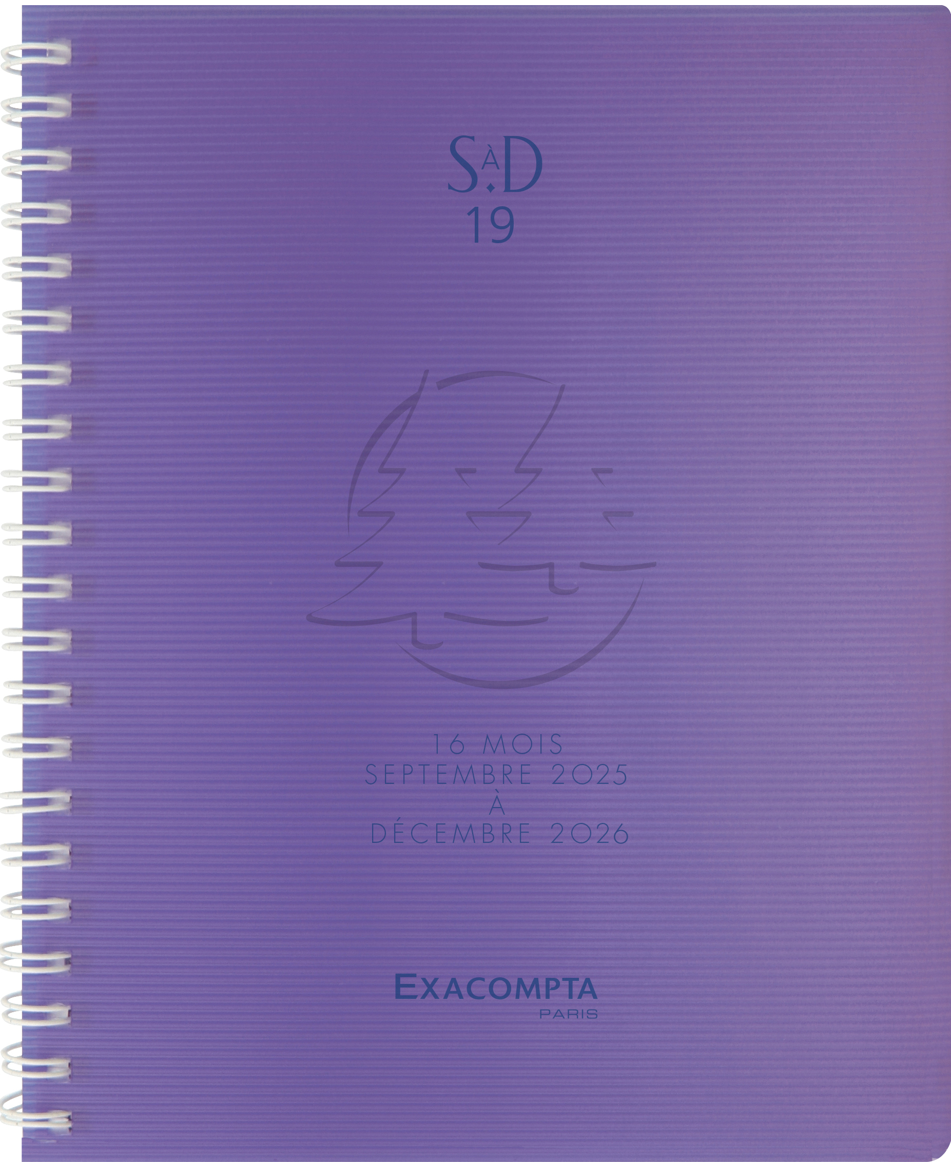 EXACOMPTA Agenda de bureau SAD 19S, 2025/2026, 16 mois