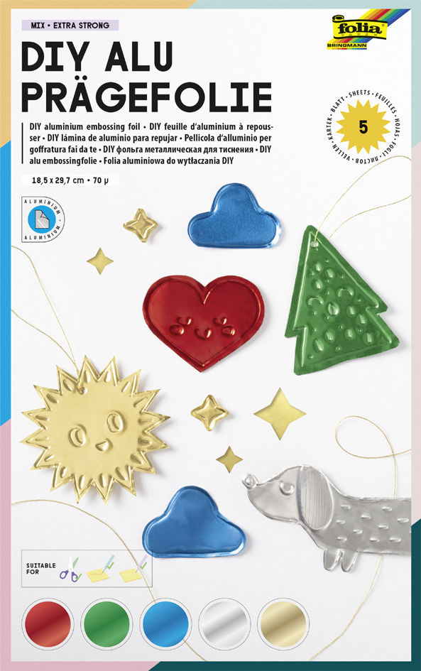 Feuilles de bricolage en métal
