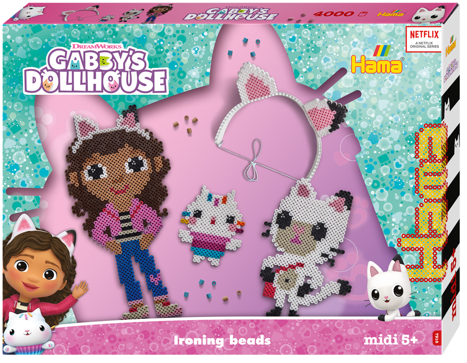 Hama Perles à repasser 'Gabbys Dollhouse', coffret cadeau