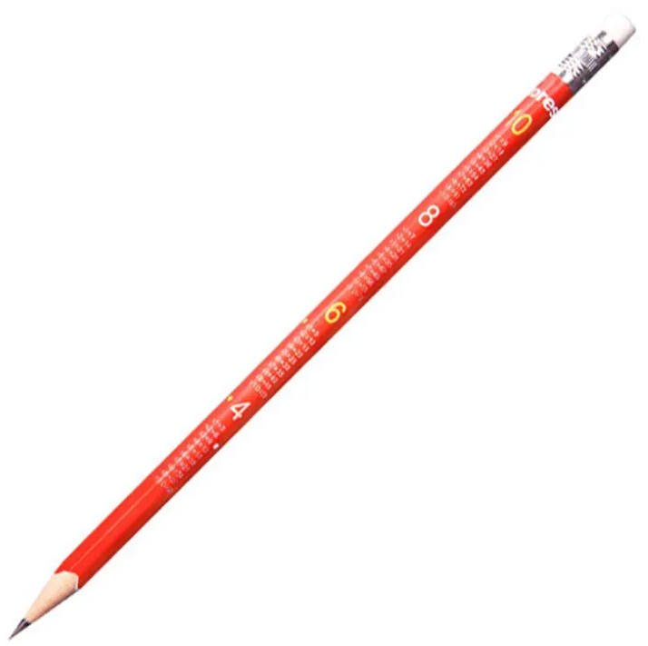 Crayons, triangulaire bout gomme