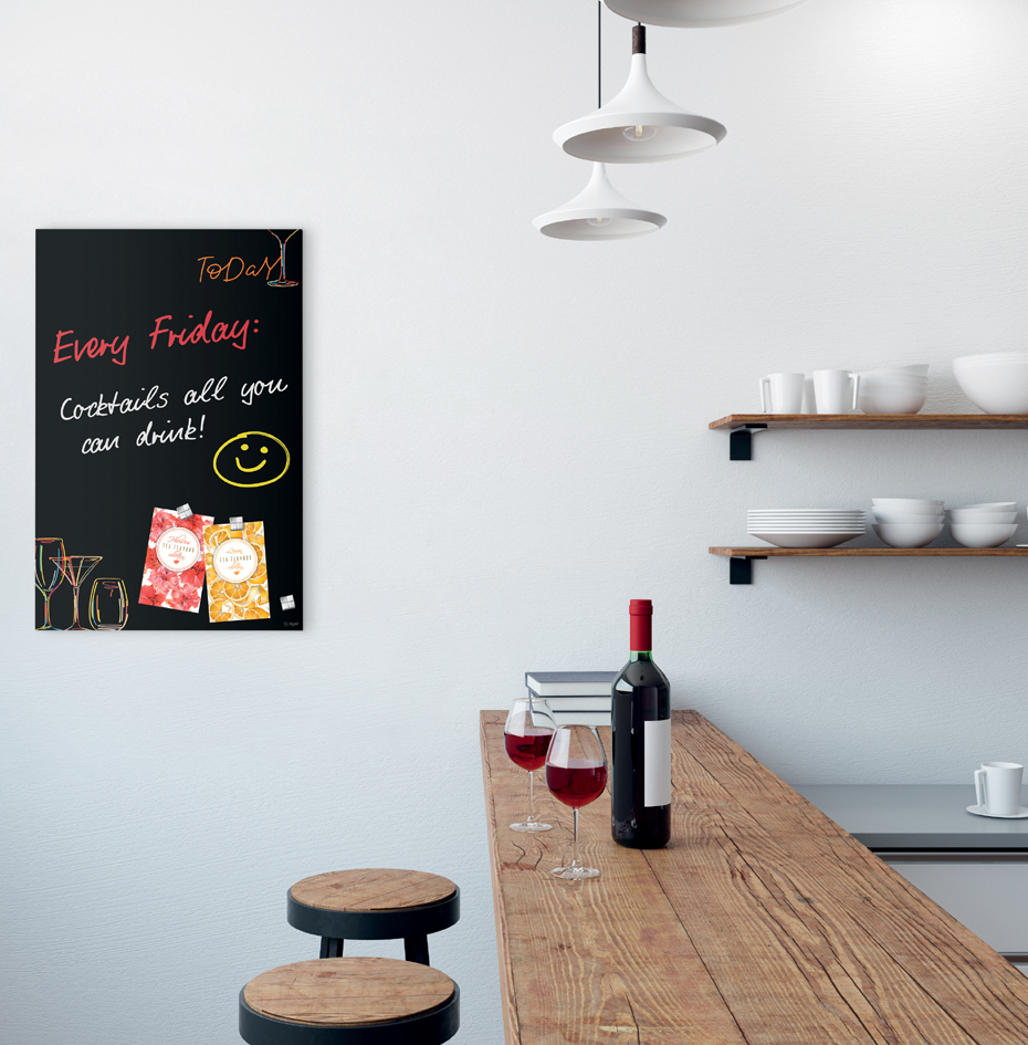 Tableaux magnétique en verre,gastronomie