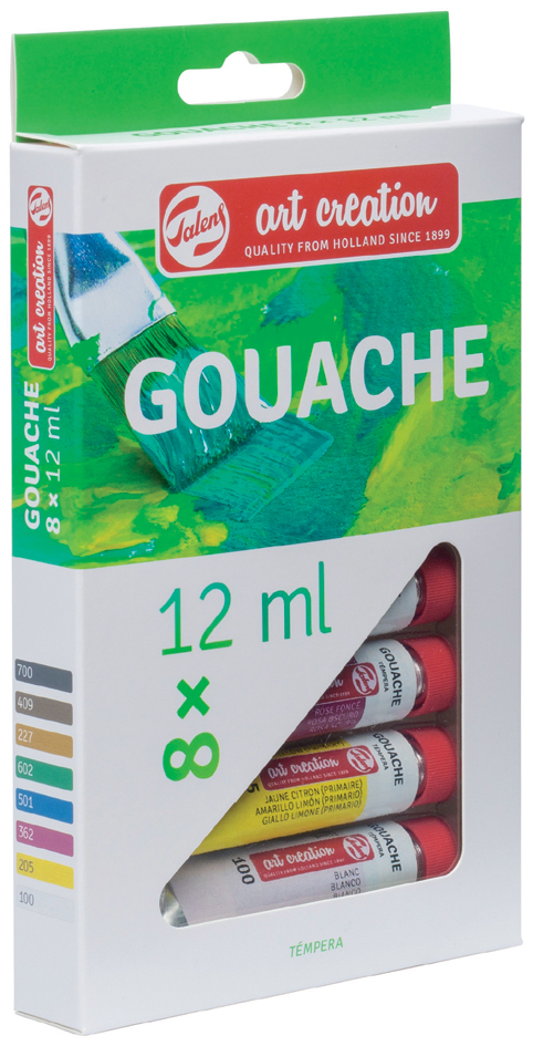 ROYAL TALENS Gouache ArtCreation, 12 ml, set de 8
