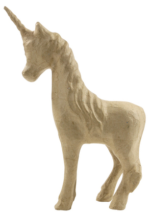 décopatch Support en papier mâché 'Licorne 3', 210 mm