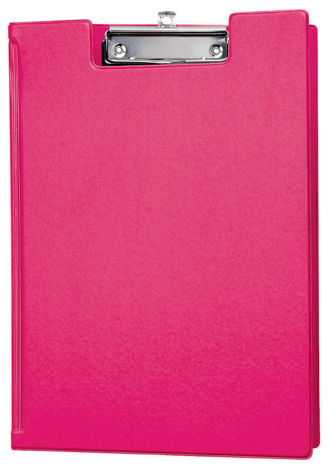 MAUL Porte-bloc à pince, plastifié A4, rose vif
