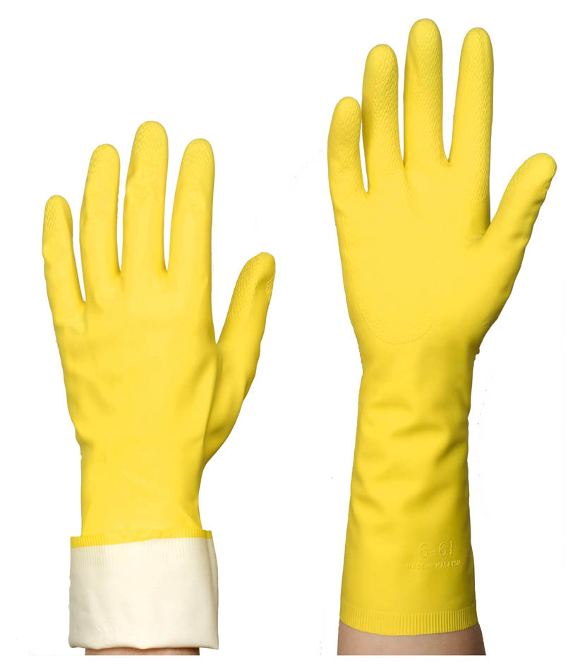Spontex Gant en latex Multi-Use, taille: L, jaune