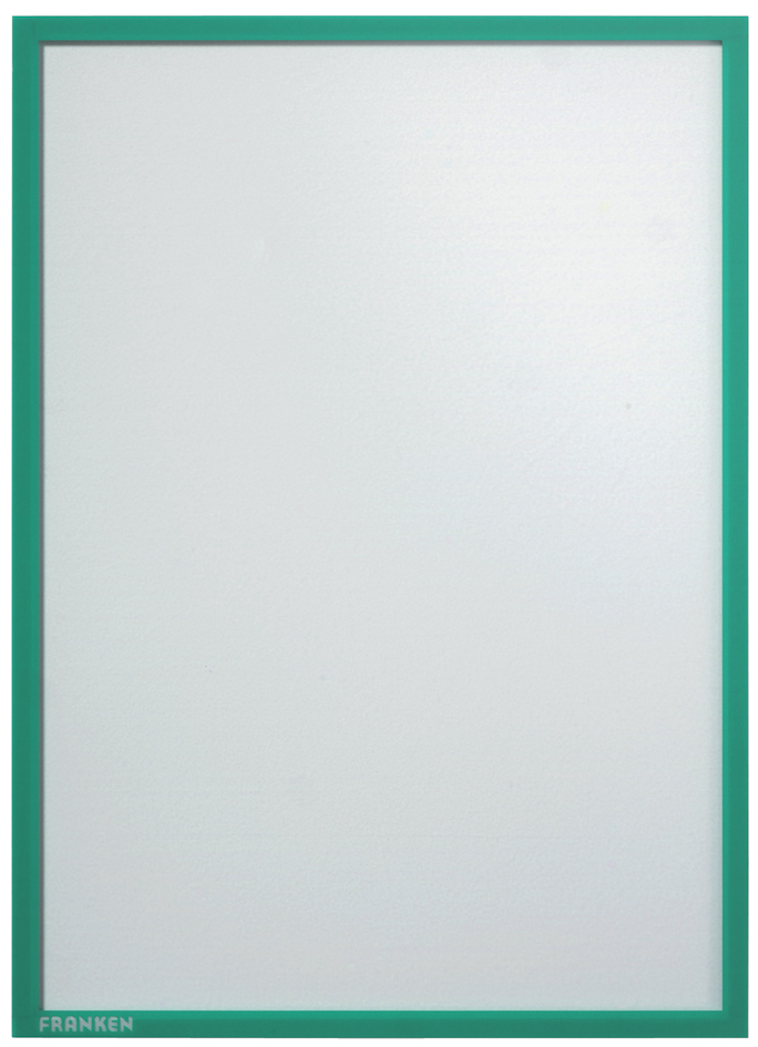 FRANKEN Pochette magnétique FRAME IT X-tra!Line, A4, vert