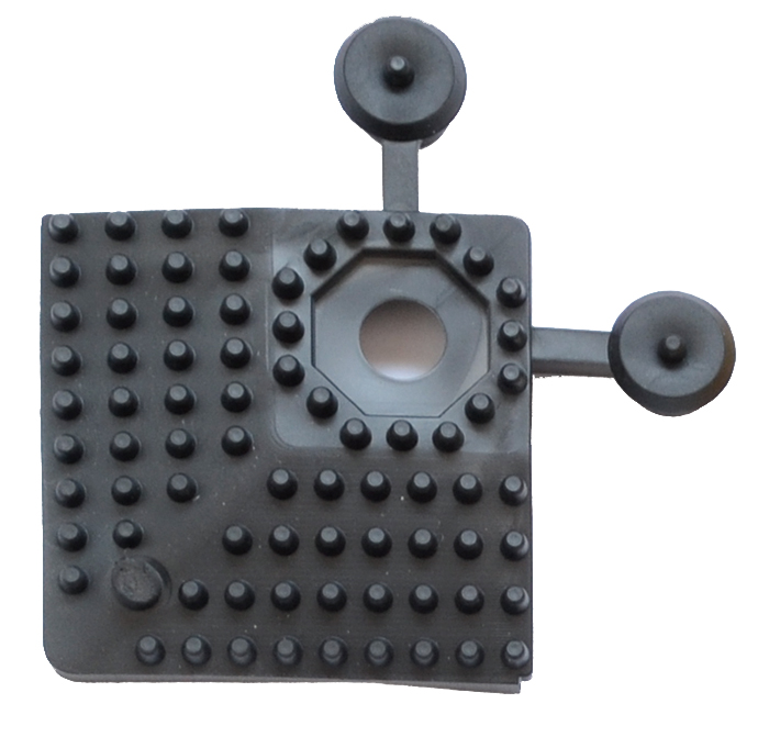 miltex Elément d'angle Yoga Grip Ultra, 60 x 60 mm, noir