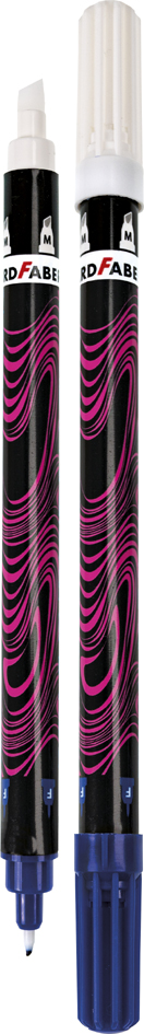 Effaceur, rose fluo / noir