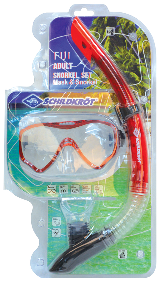Set masque/tuba Junior "Fiji", emballage