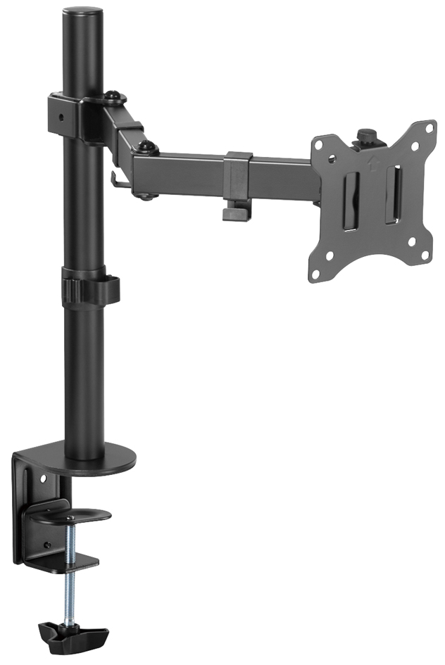 DIGITUS Support écran simple universel, fixation par serrage