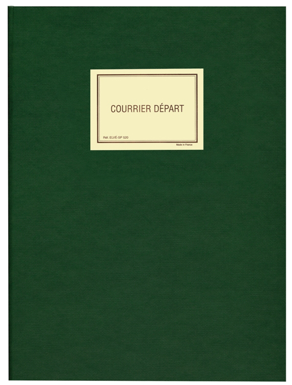 ELVE Registre 'Courrier arrivée', 150 pages, 320 x 250 mm