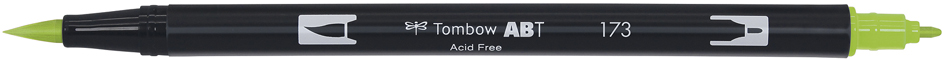 Tombow Feutre double pointe DUAL BRUSH PEN ABT, holley green