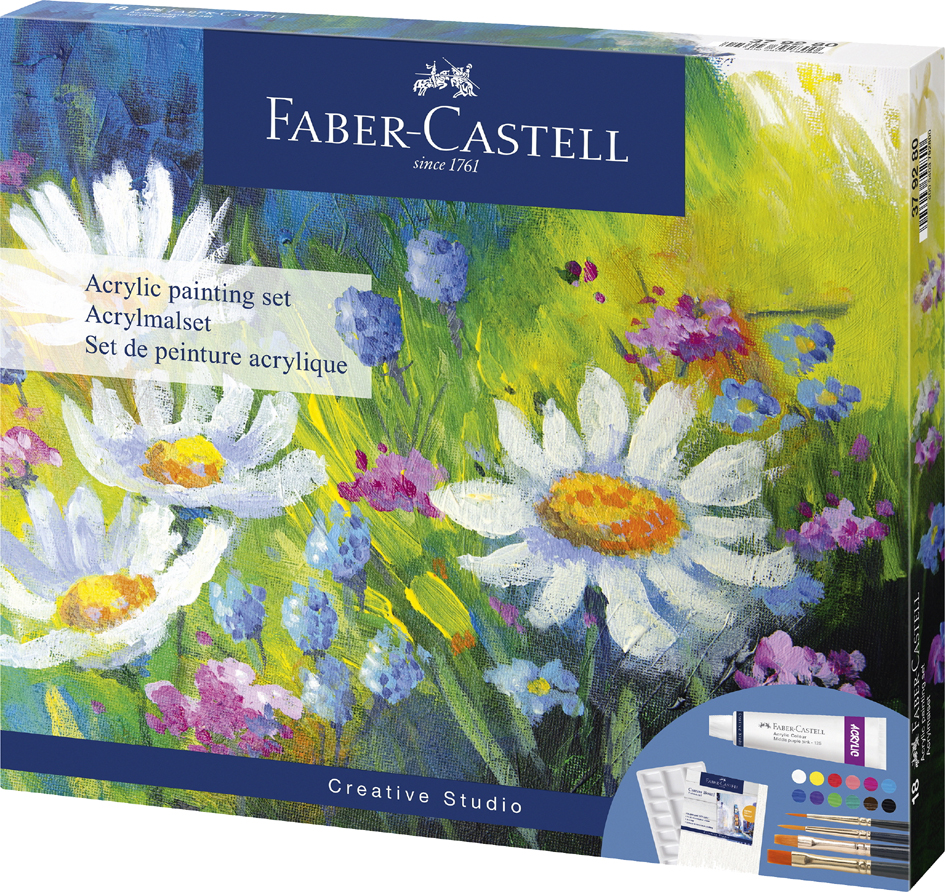 Sets de peinture acrylique, tube