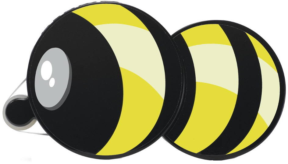HERMA roller de colle 'Klebebiene', look abeille, ruban 15 m
