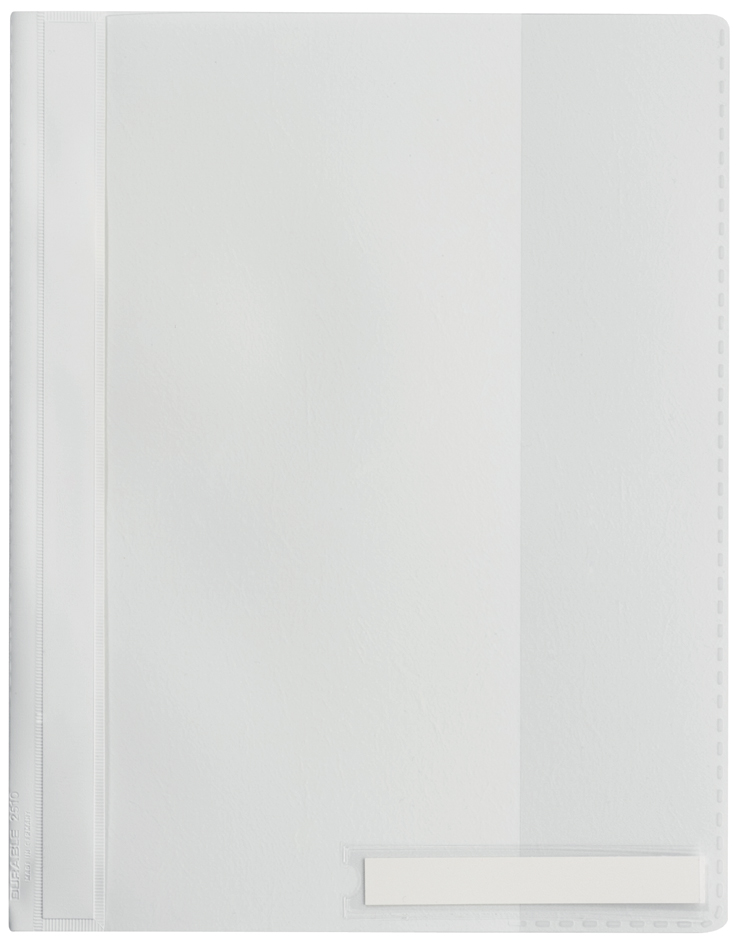 DURABLE Chemise à lamelle, format A4, en PVC, blanc