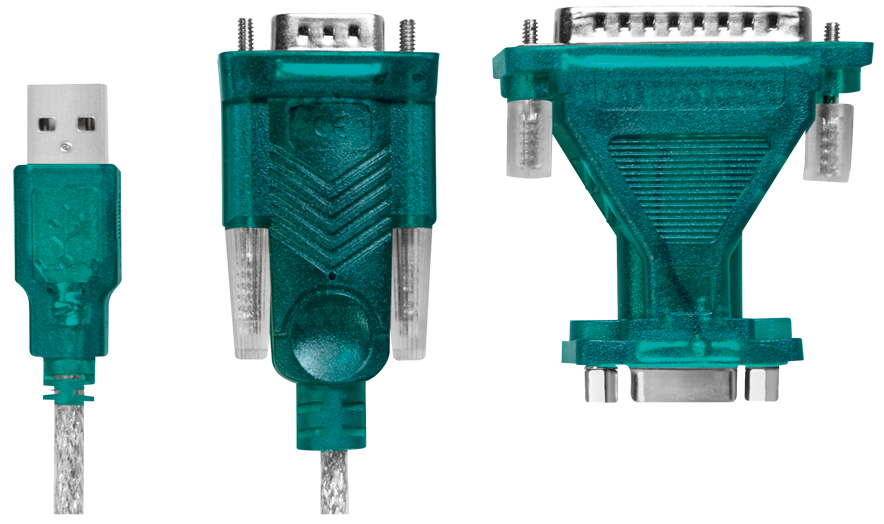 LogiLink Adaptateur USB 2.0 - RS232 9/25 broches + rallonge
