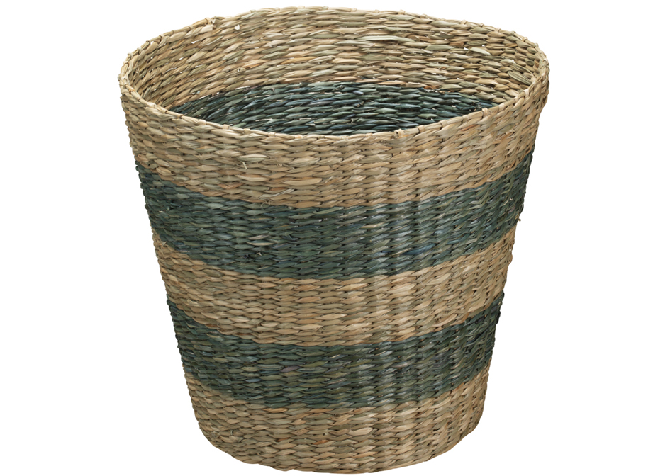 Corbeilles de rangement, naturel, ronde