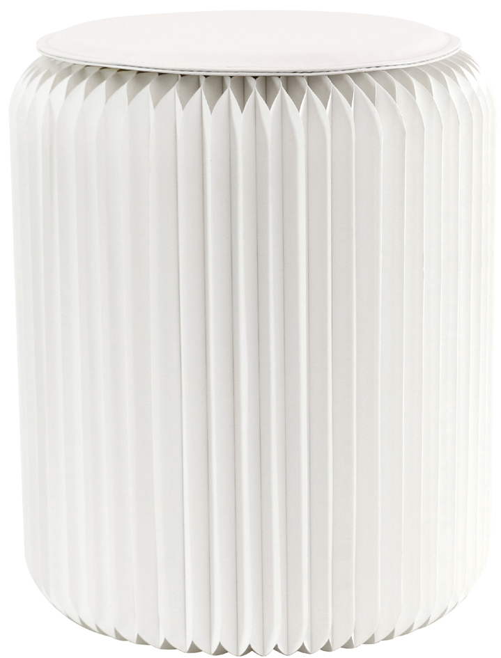 PAPERFLOW Tabouret pliable Flexistool, (H)420 mm, blanc