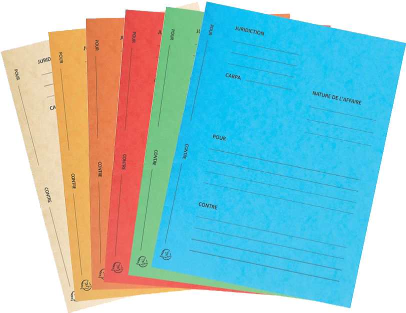 EXACOMPTA Dossiers de plaidoirie 'Pour / Contre', assorti