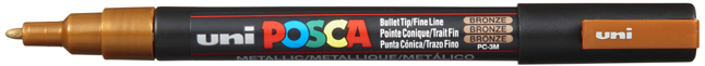 POSCA Marqueur à pigment PC-3M, bronze