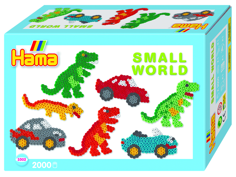 Hama Perles à repasser midi 'Small World Auto', coffret