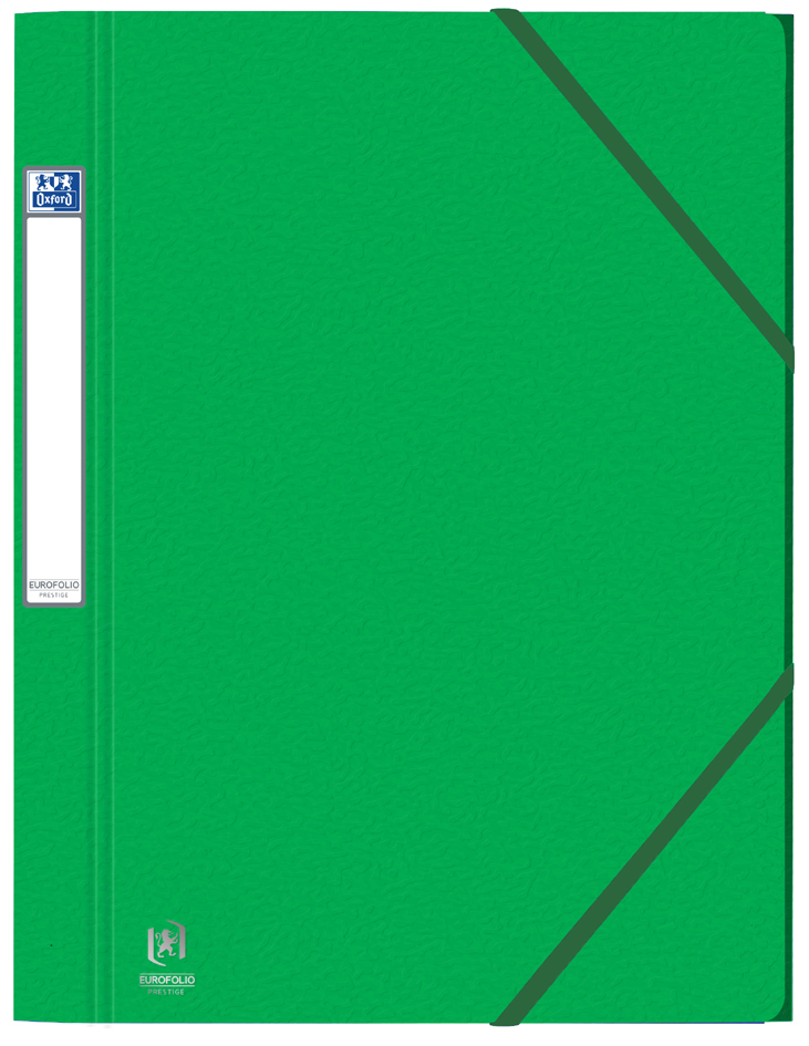 Chemise 3 rabats à élastique EUROFOLIO+ PRESTIGE, vert
