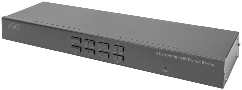 DIGITUS Switch 19' HDMI KVM Single View, 8 ports