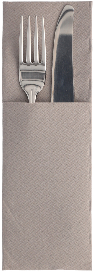 PAPSTAR Serviette pochette 'ROYAL Collection', gris