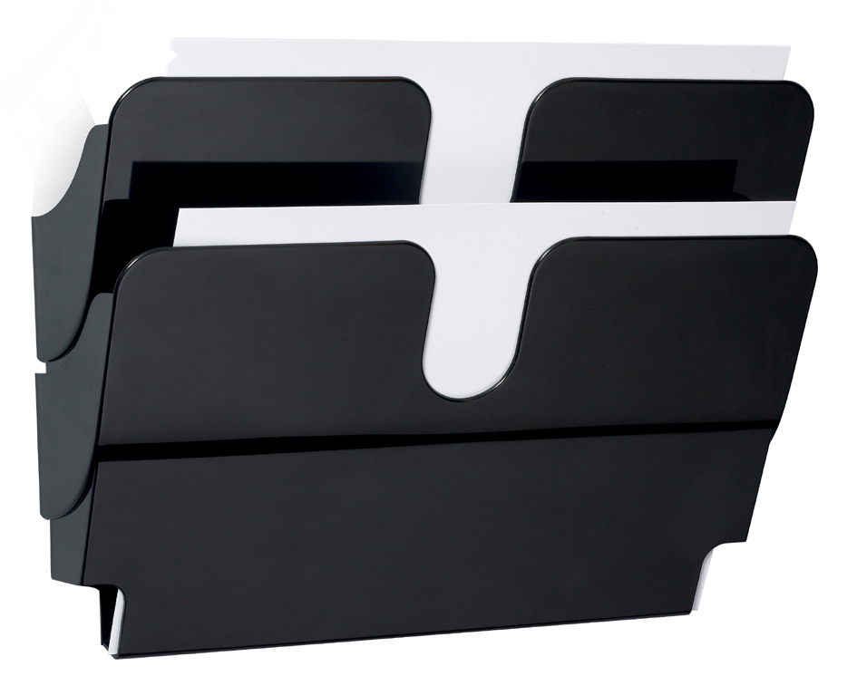 DURABLE Set de porte-brochures mural 'FLEXIPLUS 2', A4