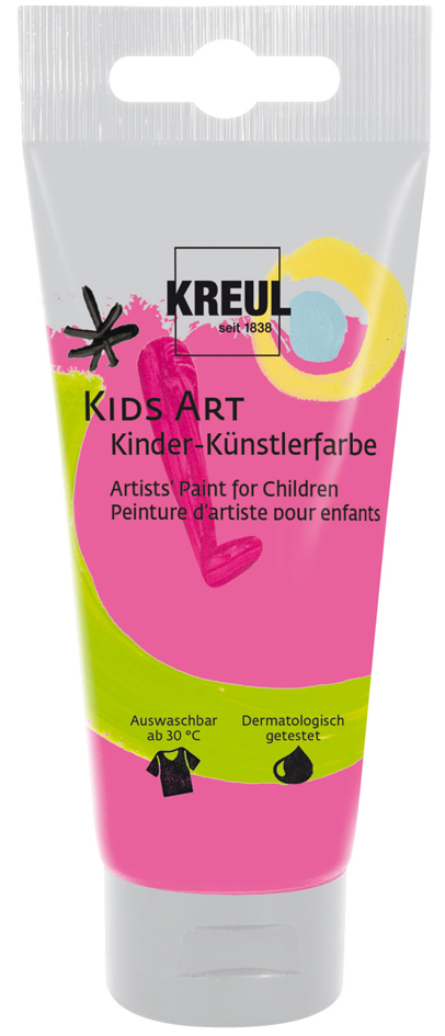 KREUL Kids Art Peinture d'artiste pour enfants, 75 ml, rose