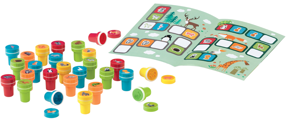 Sets tampons enfants, malettes