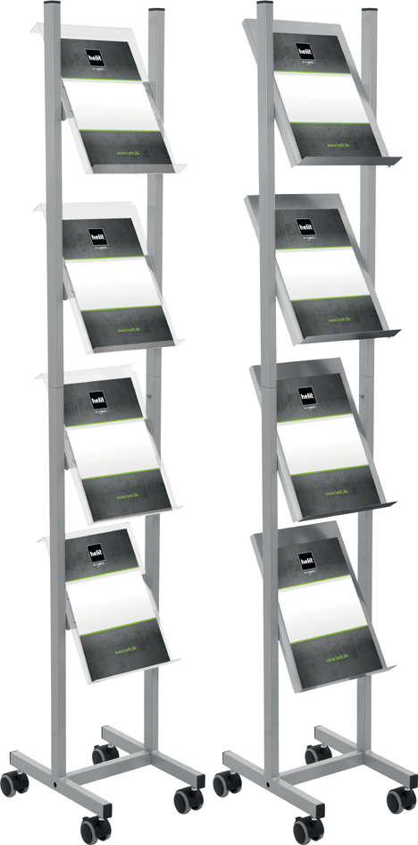 Porte-brochures pour 4 x A4, utilisation