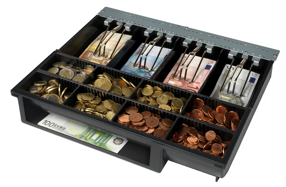 Safescan Garniture pour tiroir-caisse '4141T1', noir
