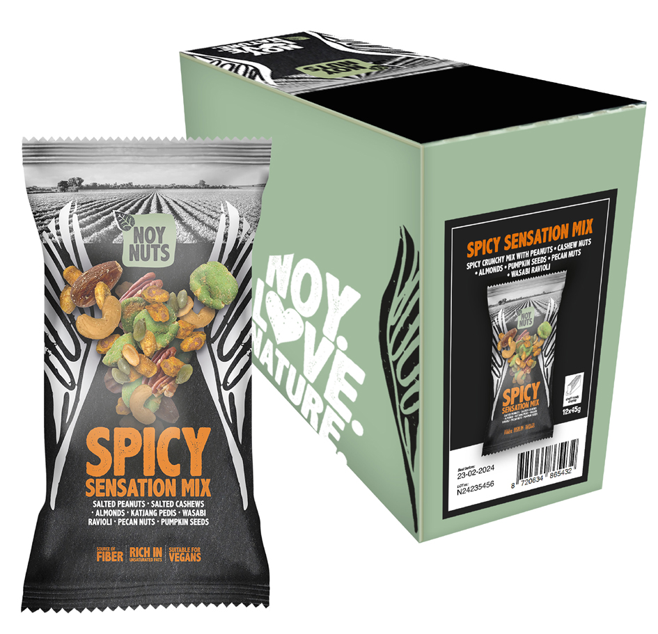 NoyNuts Mélange de noix 'Spicy Sensation', portion de 45 g