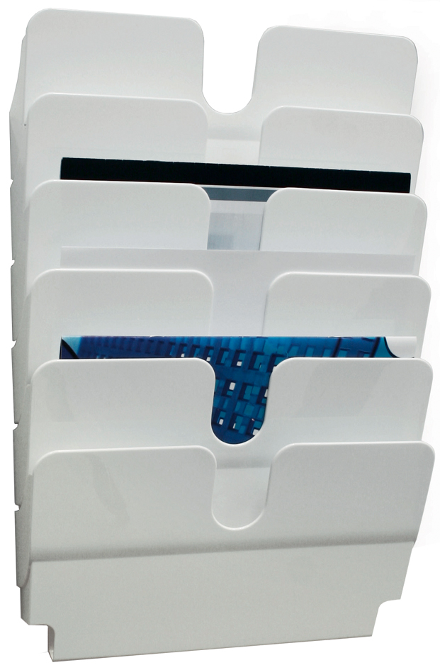 DURABLE Set de porte-brochures mural 'FLEXIPLUS 6', A4