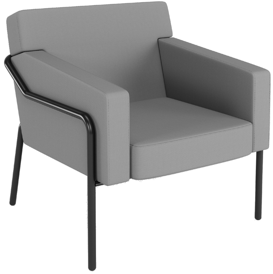PAPERFLOW Fauteuil visiteur d'extérieur MEDSO T L, gris