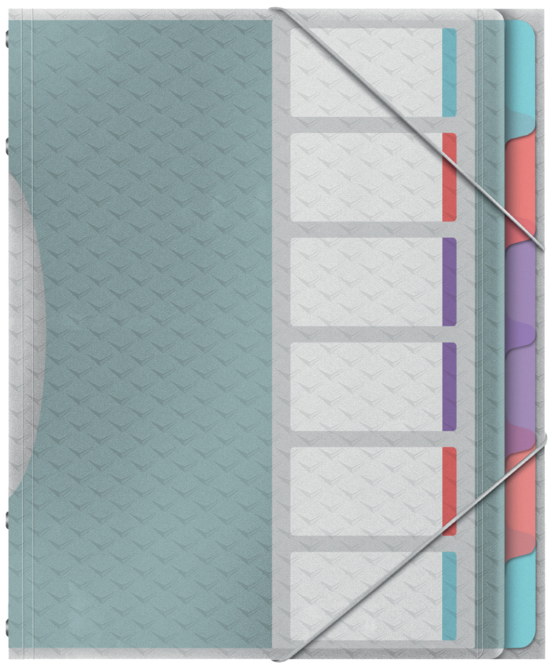 Esselte Trieur Colour'Breeze, A4, PP, 6 compartiments