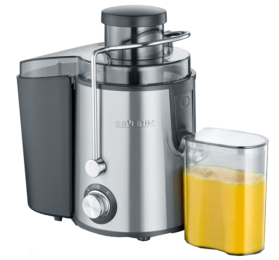 SEVERIN Centrifugeuse ES 3566, 400 Watt, acier inox / noir