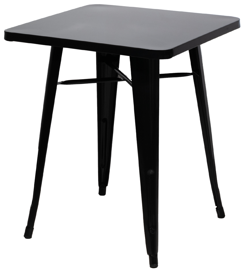 PAPERFLOW Table d'extérieur URBAN, 600 x 600 mm, noir