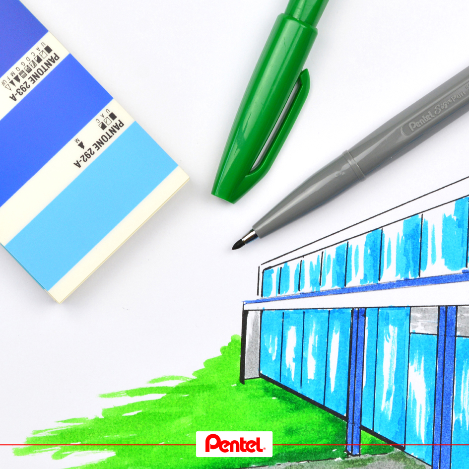 Stylo feutre Sign Pen S 520, exemple d'utilisation
