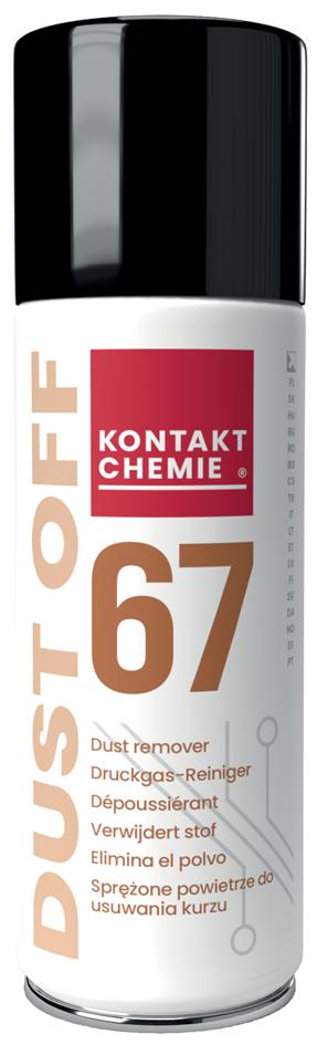 KONTAKT CHEMIE Bombe à air comprimé DUST OFF 67, 200 ml